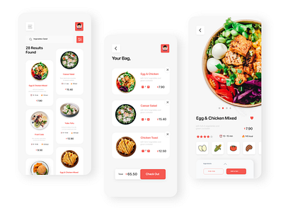 iOS App Design for Food Delivery System - Shoots app app design checkout colors colorscheme delivery design dribbble hello dribbble ios order ui uidesign uiux ux uxdesign