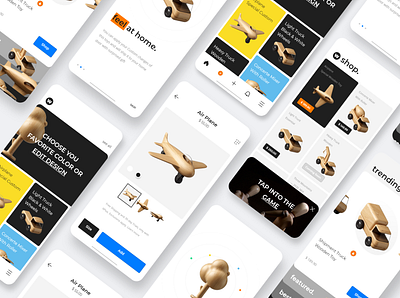 Mobile Store For Wooden sculptures adobexd app app design creative design dribbble ios iphone minimalism minimalist mockup store ui ui design ui kit uidesign uiux ux uxdesign uxui