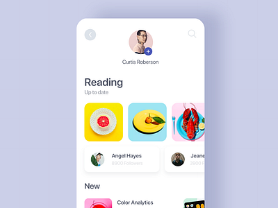 Concept UI Design for Social app