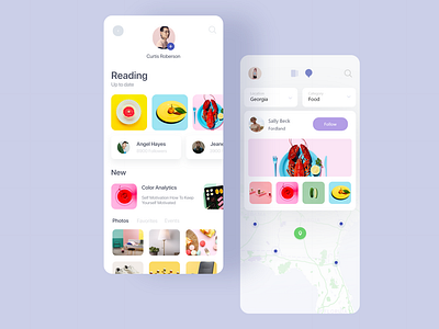 Concept UI Design for Social  and Online Shopping app
