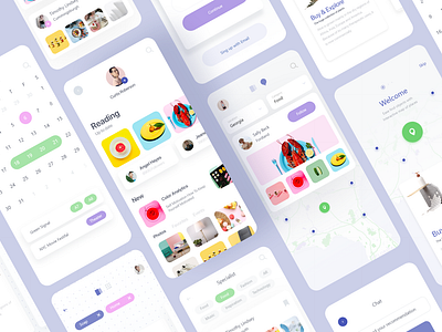 Concept UI Design for Social and Online Shopping app by Mohammed Hattab ...