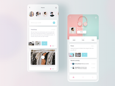 Social App UI