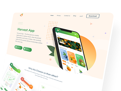 Landing Page UI app design dribbble ios landingpage ui uidesign uiux ux uxdesign web webdesign