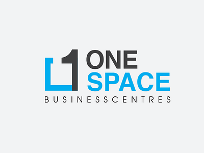 onespace branding graphic design logo negative space