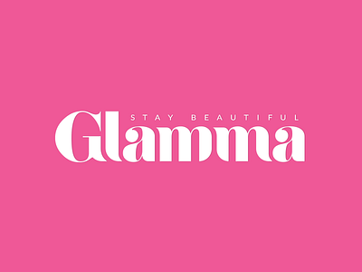 Glamma branding graphic design logo