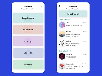 Daily UI 013 Direct Messaging app colors colorscheme dailyui design messaging mobile mobile ui sketch ui