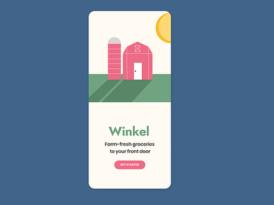 Winkel Splash Screen Illustration app color palette colors colorscheme design figma figmadesign illustration mobile mobile ui ui