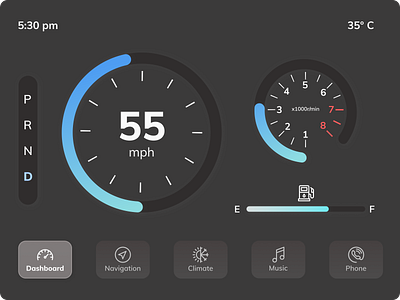 Daily UI 034 Car Interface