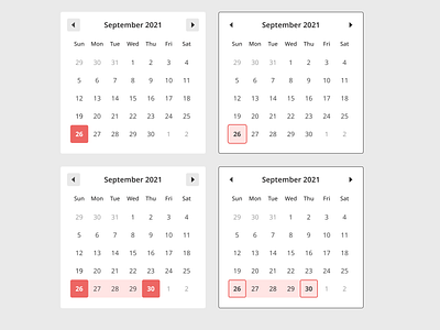 Daily UI 38 Calendar UI