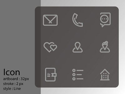 icon set for people profile flat icon illustrator ui ux vector