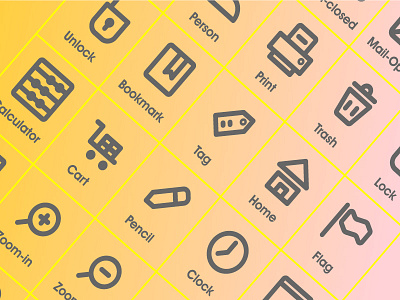 UI Basic icons flat icon illustrator ui vector website