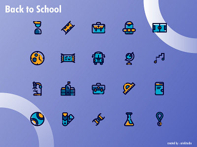 Back to school-32px-Outline fill flat icon iconography ui vector website