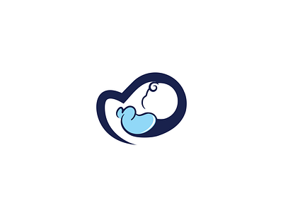 sleep baby design icon illustration logo minimal