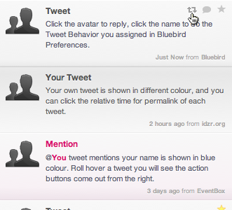 Tweet bluebird css3 pink theme twitter wong