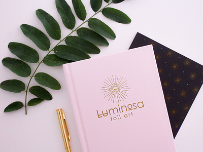 Luminosa branding design logo