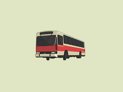 Bus bus illustration poland vector