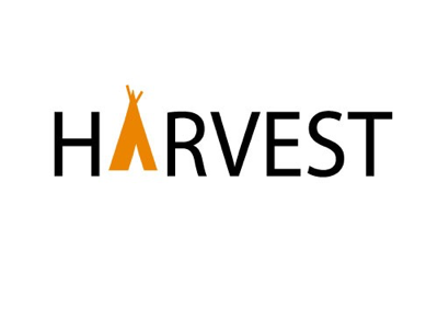 Harvest logo design graphic design logo type typography