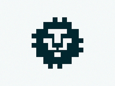 Lion Pixel lion lionpixel logo logos pixel pixellion