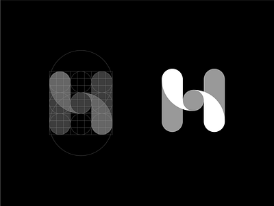 Inhouse Logo Design bank banking bitcoin blockchain branding construction finance friendly grid icon identity logo design logotype mark modern payment symbol transaction