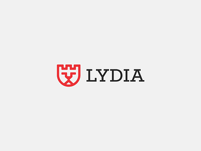 Lydia Logo Design brand identity brand mark branding creative logos iconic logo design lion castle logo design minimalistic logos mobile payments modern logos symbol design trademark