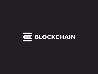 Blockchain Logo bitcoin blockchain brand mark branding cryptocurrency ethereum logo design logotype monogram