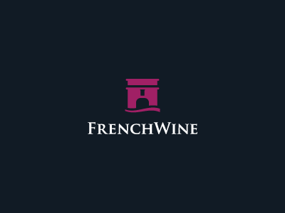 French Wine Logo Design