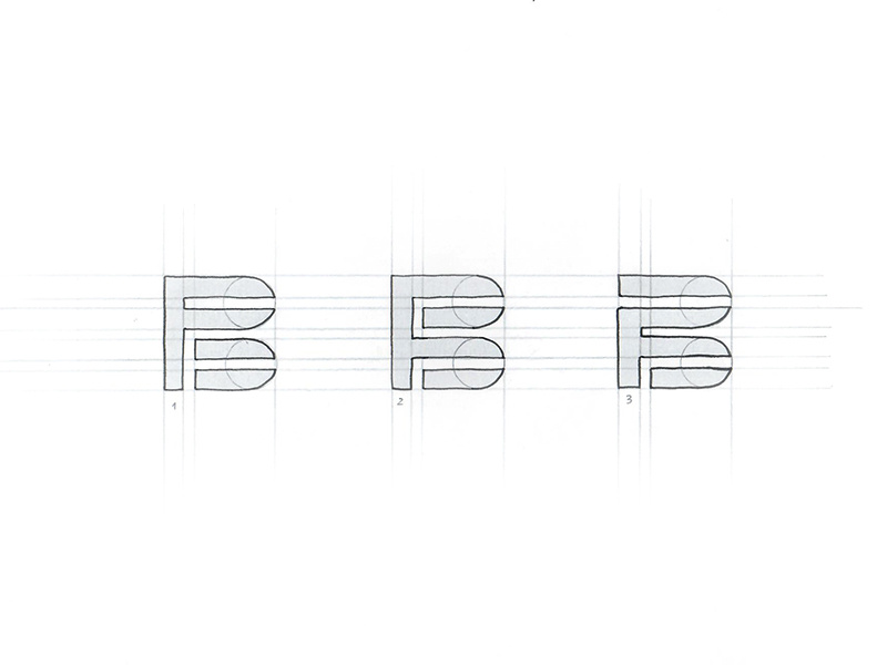Blockfirm Logo Process sketches process cryptocurrency bitcoin blockchain bf logo design monogram branding