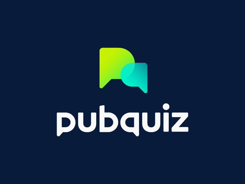 Pubquiz Logo Design typography identity idea trend clean logos icons color ideas custom font mark brand book create startup website services trademark icon visual artist creative logos app corporate good best freelance logotype inspiration logo design symbol perfect guide modern wordmark branding process web graphic simple designer smart business portfolio style company creator