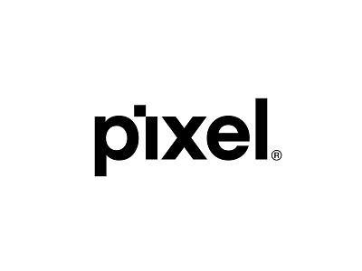 Pixel Logo Design abstract best black bold brand business design display friendly identity inspiration logo minimal modern pixel simple startup wordmark
