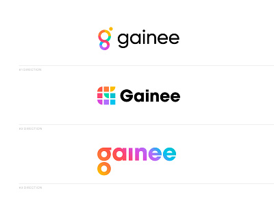 Gainee Logo Process ai app best brand branding design designer friendly icon identity inspiration logo logotype simple startup tech typography vector wordmark