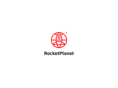 Rocket Planet Logo / Symbol