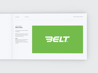 Belt Visual Brand Identity belt brand book car cinema 4d corporate fresh grid guidelines identity logo design logotype rent rental startup