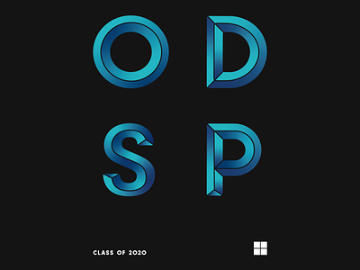 ODSP 2020 Sweater branding logo microsoft typography