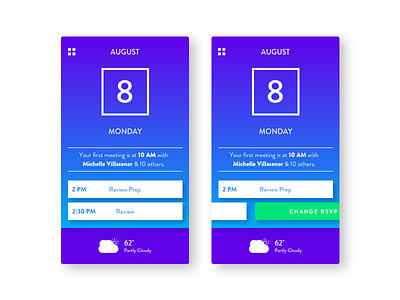 Daily UI #038: Calendar calendar card daily ui flat ui design ux ux design weather widget