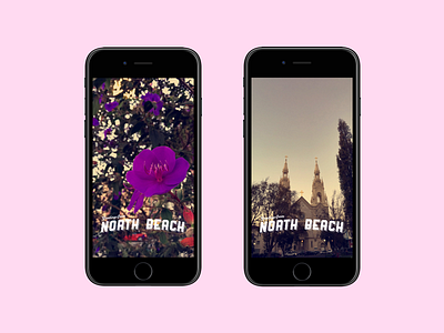 Snapchat Geofilter #1: North Beach, SF (Revisited) design photography snapchat social typography