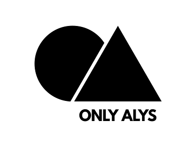 Only Alys 1 draft logo typography