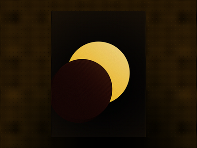 Transit eclipse experimental print texture