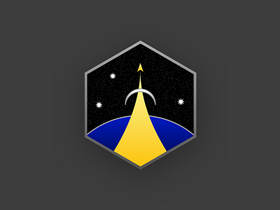 Astral badge minimal pin space