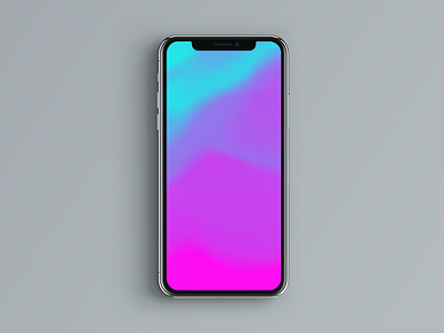 X color gradient iphone x liquid saturated wallpaper