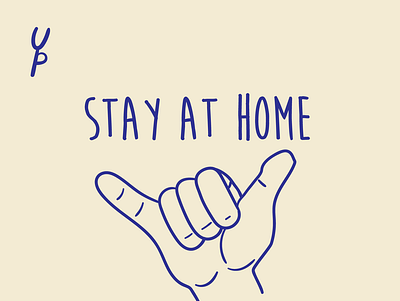 STAY AT HOME by Yaumil Putra chill corona virus coronavirus shaka stay at home