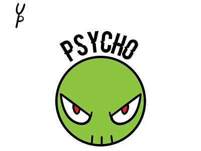 PSYCHO by Yaumil Putra aesthetic art artwork cute design digital illustration logo simple