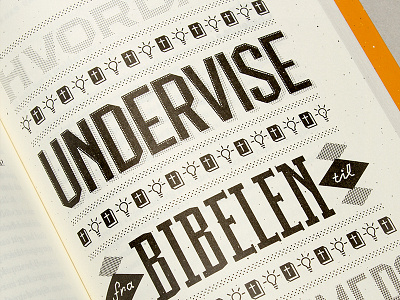 Detail – How to be ungdomsleder book design custom lettering hand lettering illustration lettering type typography