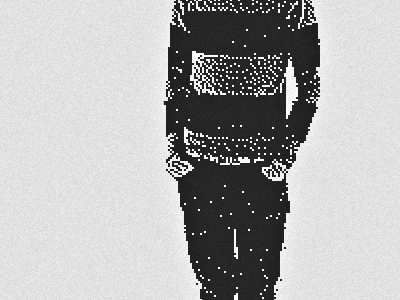 Something bitmap diffusion dither monochrome