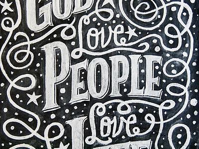 Chalk chalk chalklettering lettering script typography