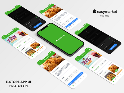 E-Store App UI Prototype app branding design graphic design illustration logo ui ui ux ux vector