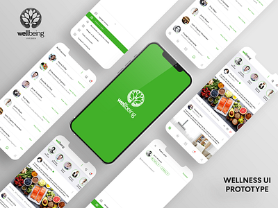 Welness App UI Prototype