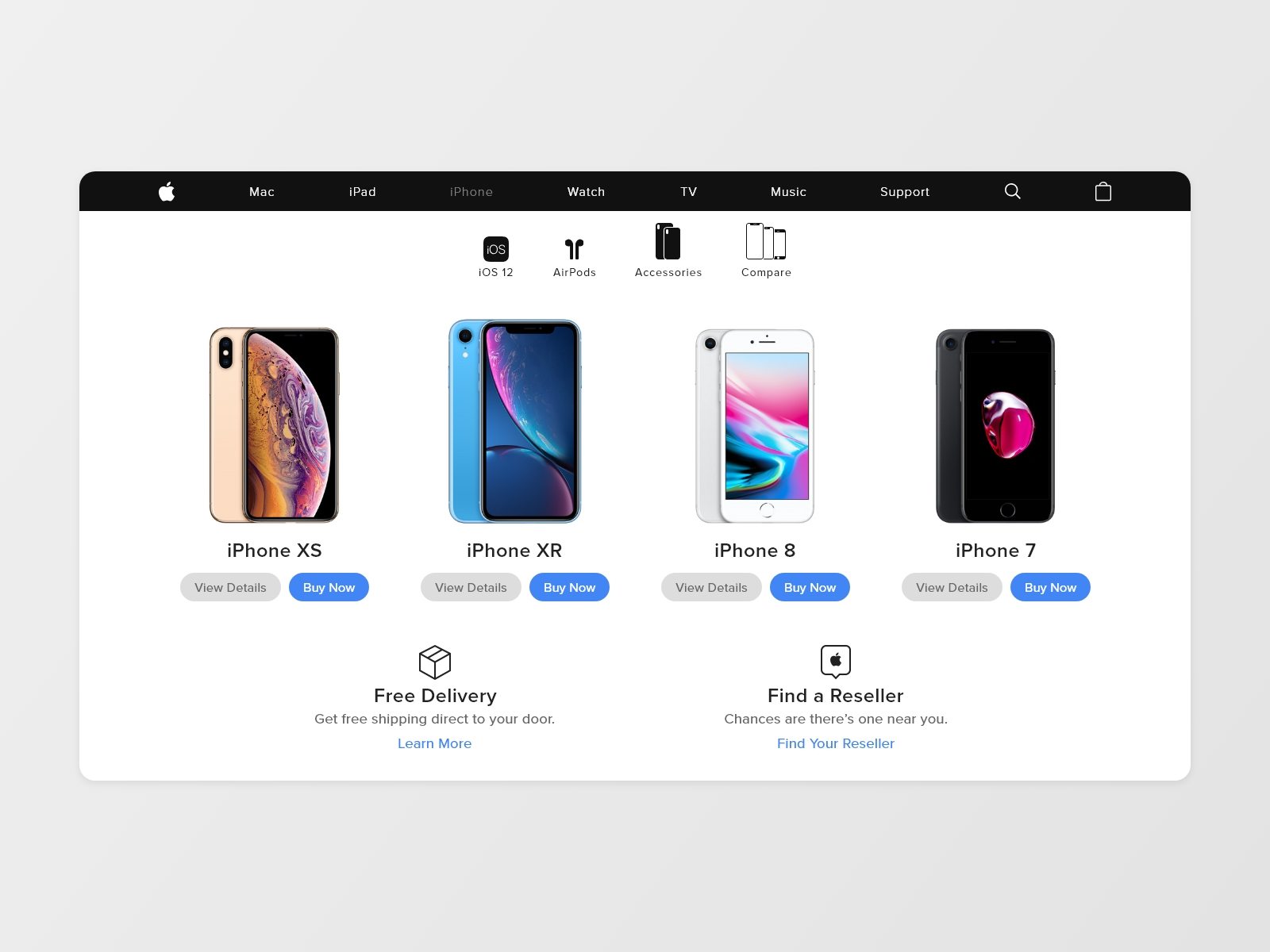 UI Redesign Concept - Apple by Rosh Mauro Diaz on Dribbble