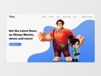 UI Redesign Concept - Disney