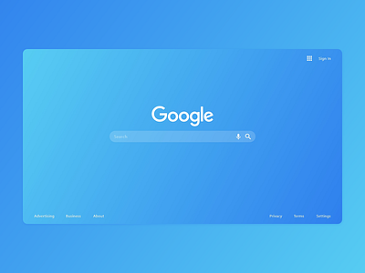 UI Redesign Concept - Google