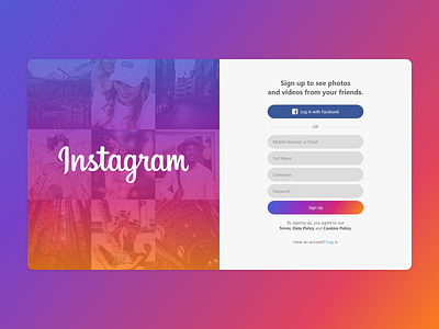 UI Redesign Concept - Instagram